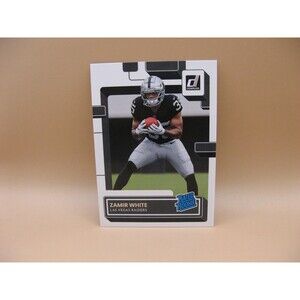 2022 Panini Donruss  Card #334 Zamir White Raiders  Rated Rookie